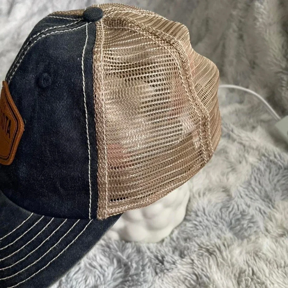 Minnesota navy trucker hat
